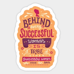 Successful women Sticker